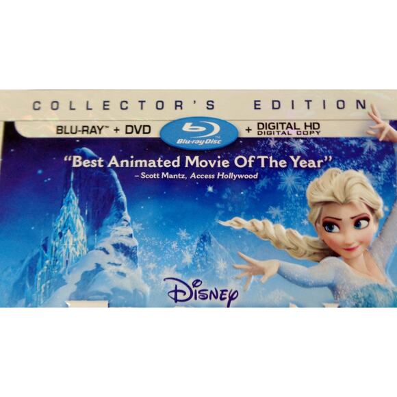 NEW Frozen Elsa Anna 4 LITHO PRINT Posters & MOVIE 2Disc BluRay DVD Digitial HD - Picture 11 of 12